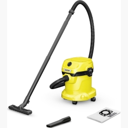Vacuum Cleaner|KARCHER|Wet and dry vacuum cleaner WD 2 Plus V-15/4/18|Car cleaning|1000 Watts|Suction power 220W|Capacity 15 l|Noise 74 dB|Yellow|Weight 4.3 kg|1.628-003.0