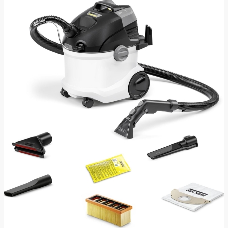 Vacuum Cleaner|KARCHER|Spray extraction cleaner SE 5 Car|Wet/dry/Car cleaning|1000 Watts|White|Weight 7.5 kg|1.081-231.0