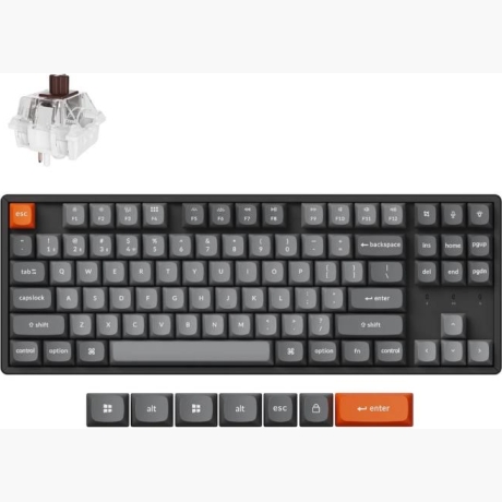 KEYBOARD WRL K8 MAX RGB/BLACK K8M-J3 KEYCHRON