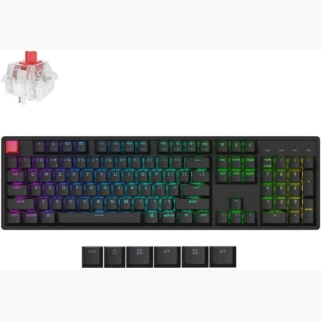 KEYBOARD WRL K10 RGB/BLACK K10X-H1 KEYCHRON