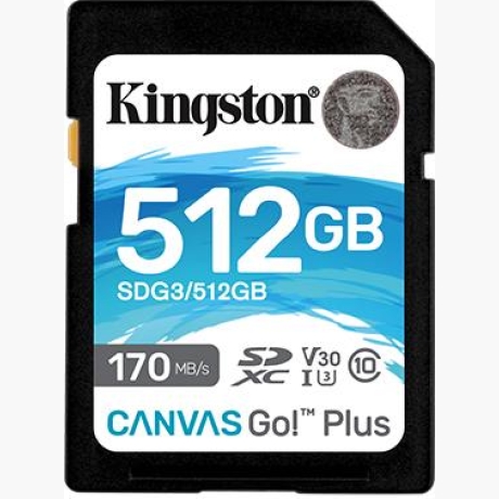 MEMORY SDXC 512GB UHS-I/SDG3/512GB KINGSTON