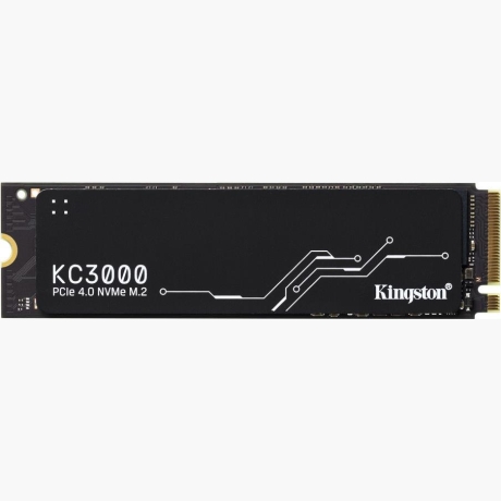 SSD|KINGSTON|KC3000|1TB|M.2|NVMe|3D TLC|Write speed 6000 MBytes/sec|Read speed 7000 MBytes/sec|TBW 800 TB|MTBF 1800000 hours|SKC3000S/1024G