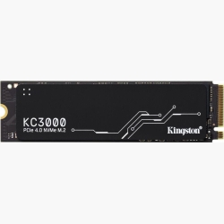 SSD|KINGSTON|KC3000|512GB|M.2|NVMe|3D TLC|Write speed 3900 MBytes/sec|Read speed 7000 MBytes/sec|TBW 400 TB|MTBF 1800000 hours|SKC3000S/512G