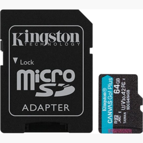 MEMORY MICRO SDXC 64GB UHS-I/W/ADAPTER SDCG4/64GB KINGSTON