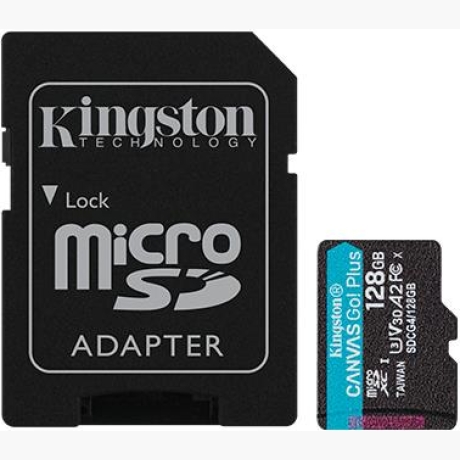 MEMORY MICRO SDXC 128GB UHS-I/W/A SDCG4/128GB KINGSTON