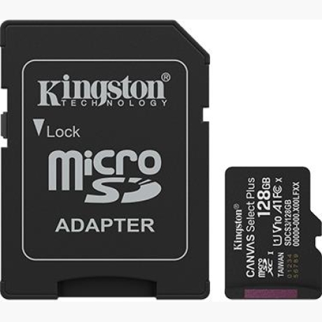 MEMORY MICRO SDXC 128GB UHS-I/W/ADAPTER SDCS3/128GB KINGSTON