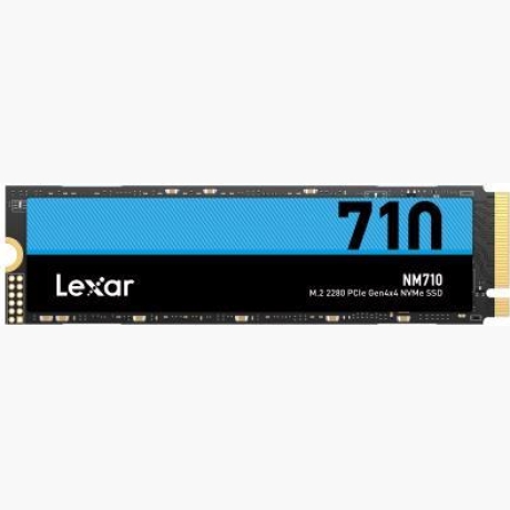 SSD|LEXAR|NM710|1TB|M.2|PCIe Gen4|NVMe|Write speed 4500 MBytes/sec|Read speed 5000 MBytes/sec|2.45mm|TBW 600 TB|MTBF 1500000 hours|LNM710X001T-RNNNG
