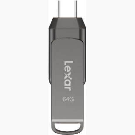 MEMORY DRIVE FLASH USB3.1 64GB/D400 LJDD400064G-BNQNG LEXAR