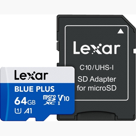 MEMORY MICRO SDXC 64GB UHS-I/W/A LMSBLPL064G-BNANG LEXAR