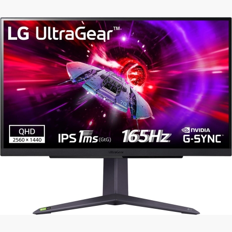 LCD Monitor|LG|27GR75Q-B|27"|Gaming|Panel IPS|2560x1440|16:9|165Hz|Matte|1 ms|Swivel|Pivot|Height adjustable|Tilt|Colour Black|27GR75Q-B