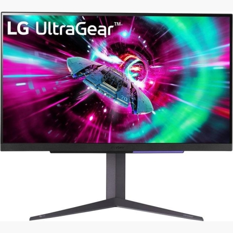 LCD Monitor|LG|27GR93U-B|27"|Gaming/4K|Panel IPS|3840x2160|16:9|144Hz|Matte|1 ms|Pivot|Height adjustable|Tilt|27GR93U-B