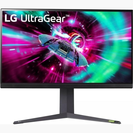 LCD Monitor|LG|32GR93U-B|31.5"|Gaming/4K|Panel IPS|3840x2160|16:9|144Hz|Matte|1 ms|Pivot|Height adjustable|Tilt|Colour Black / Grey|32GR93U-B