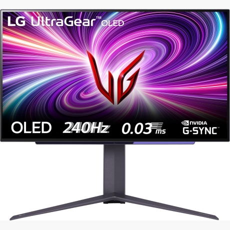 Monitor|LG|27GS95QE-B|26.5"|Gaming|Panel OLED|2560x1440|16:9|240Hz|0.03 ms|Swivel|Pivot|Height adjustable|Tilt|27GS95QE-B