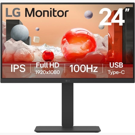LCD Monitor|LG|23.8"|Business|Panel IPS|1920x1080|16:9|100 Hz|5 ms|Swivel|Pivot|Height adjustable|Tilt|24BA650-B