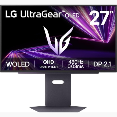 Monitor|LG|27GX790A-B|26.5"|Gaming|Panel OLED|2560x1440|16:9|480Hz|0.03 ms|Swivel|Pivot|Height adjustable|Tilt|27GX790A-B
