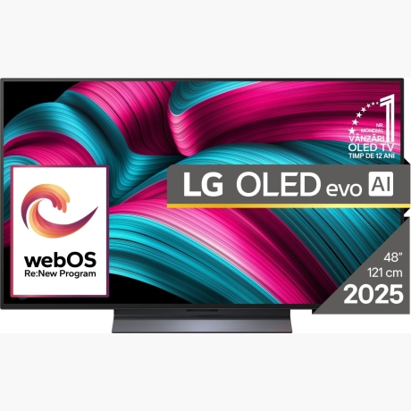 TV Set|LG|48"|OLED/4K/Smart|3840x2160|Wireless LAN|Bluetooth|webOS|Black|OLED48C51LA