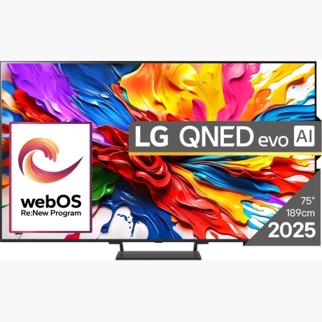 TV Set|LG|75"|4K/Smart|3840x2160|Wireless LAN|Bluetooth|webOS|75QNED93A6A
