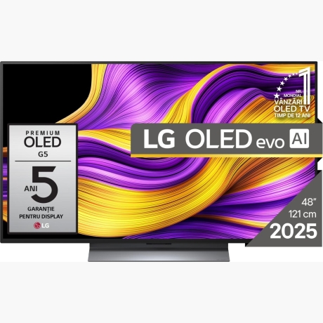 TV Set|LG|48"|OLED/4K/Smart|3840x2160|webOS|Black|OLED48G53LS