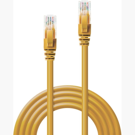 CABLE CAT6 U/UTP 1M/YELLOW 48062 LINDY