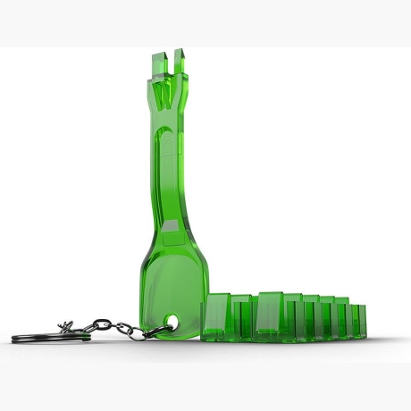 NET ACC RJ45 PORT BLOCKER +KEY/GREEN PACK10 40472 LINDY