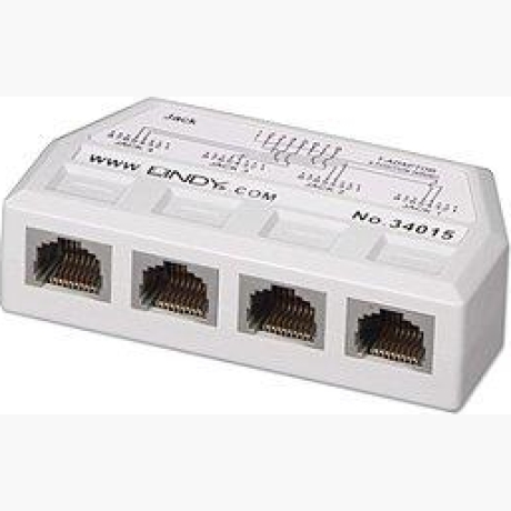 I/O UTP/RJ45 PORT MULTIPLIER/4PORT 34015 LINDY