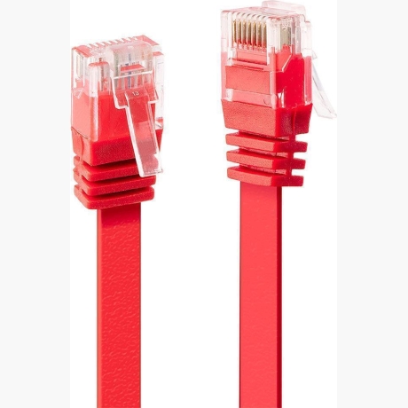 CABLE CAT6 U/UTP 0.3M/RED 47510 LINDY