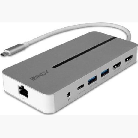 I/O DOCKING STATION USB-C/MINI DUAL 4K 43360 LINDY