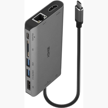 I/O DOCKING STATION USB-C/MINI SINGLE 4K 43323 LINDY