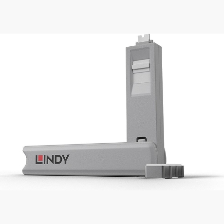 USB PORT TYPE-C BLOCKER 4PACK/WHITE 40427 LINDY