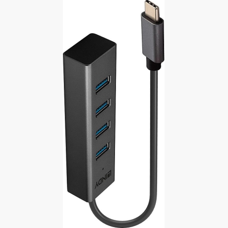 I/O HUB USB-C 4PORT/43325 LINDY
