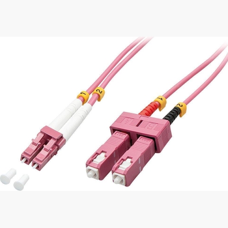 CABLE FIBRE OPTIC LC/SC OM4/3M 46362 LINDY