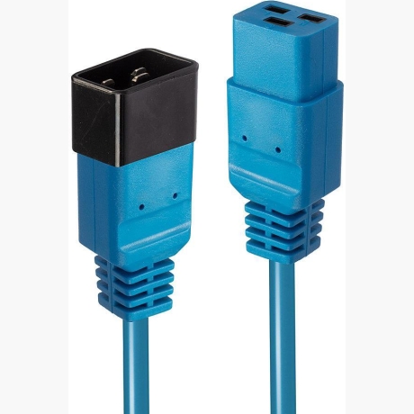 CABLE POWER IEC EXTENSION 2M/BLUE 30121 LINDY