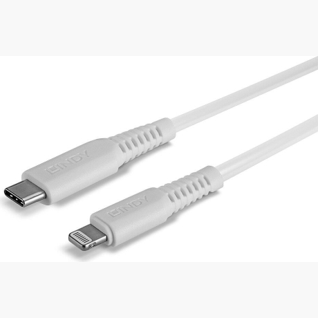 CABLE USB-C TO LIGHTNING 1M/WHITE 31316 LINDY