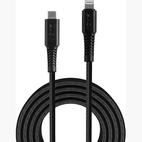 CABLE USB-C TO LIGHTNING 3M/REINFORCED 31288 LINDY