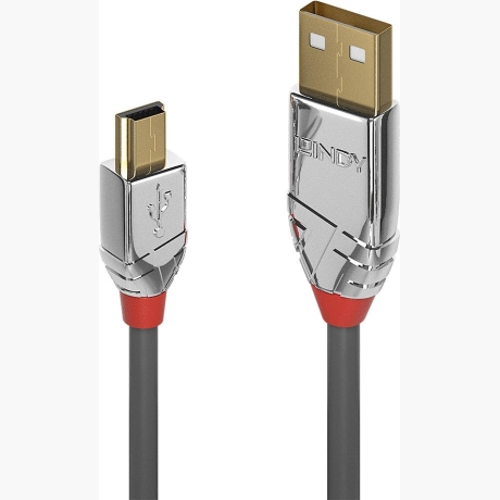 CABLE USB2 A TO MINI-B 1M/CROMO 36631 LINDY