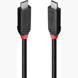 CABLE USB4 240W TYPE C 2M/BLACK LINE 37002 LINDY