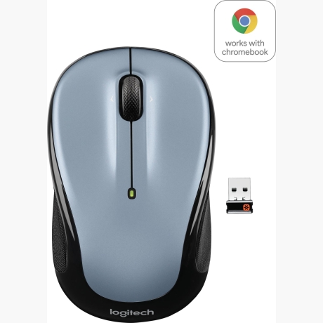 MOUSE USB OPTICAL CORDL. M325/LIGHT SILV 910-002334 LOGITECH