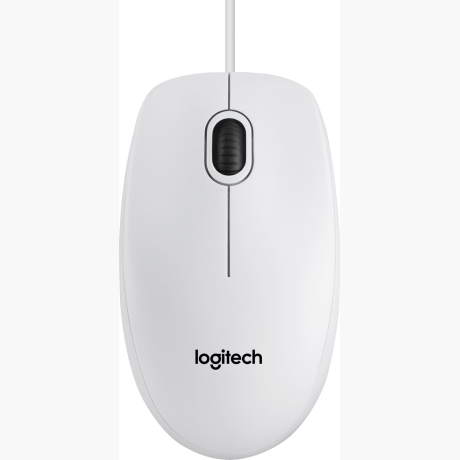 MOUSE USB OPTICAL B100/WHITE OEM 910-003360 LOGITECH
