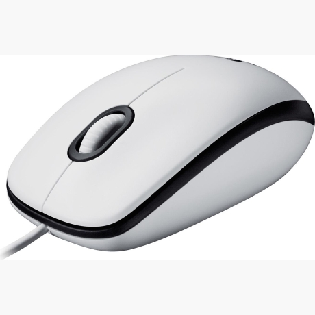 MOUSE USB OPTICAL M100/WHITE 910-005004 LOGITECH