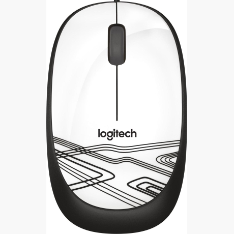 MOUSE USB OPTICAL M105/WHITE 910-002944 LOGITECH