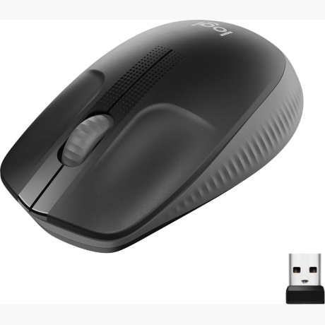 MOUSE USB OPTICAL WRL M190/CHARCOAL 910-005905 LOGITECH