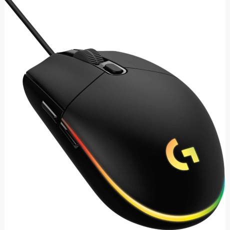 MOUSE USB OPTICAL G203/BLACK 910-005796 LOGITECH