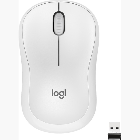 MOUSE USB OPTICAL WRL M220/SILENT WH 910-006128 LOGITECH