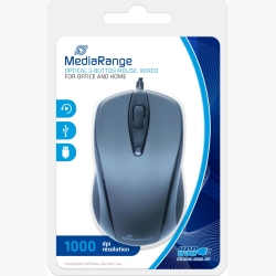 MOUSE USB OPTICAL BLACK/GREY/MROS201 MEDIARANGE