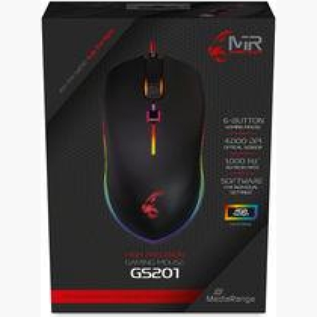 MOUSE USB OPTICAL BLACK/MRGS201 MEDIARANGE