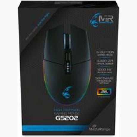 MOUSE USB OPTICAL BLACK/MRGS202 MEDIARANGE