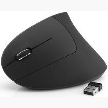 MOUSE USB OPTICAL WRL 6-BUTTON/LEFT BLACK MROS233 MEDIARANGE