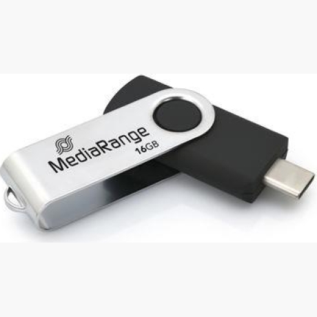 MEMORY DRIVE FLASH USB-C 16GB/MR1951 MEDIARANGE