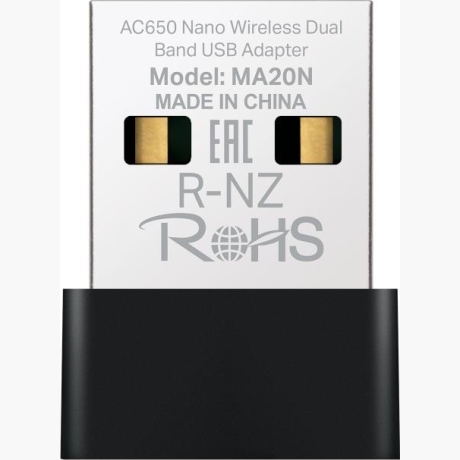 WRL ADAPTER 650MBPS USB NANO/MA20N MERCUSYS