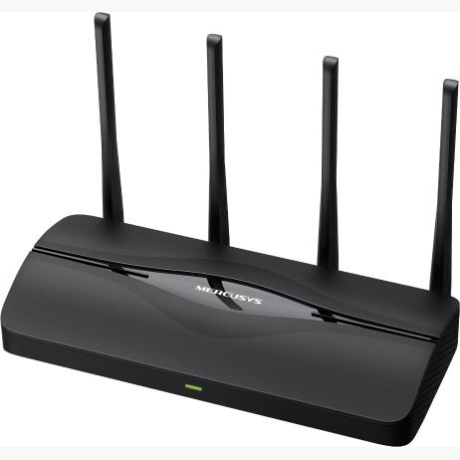 Wireless Router|MERCUSYS|Router|3600 Mbps|Wi-Fi 7|IEEE 802.11a/b/g|IEEE 802.11n|IEEE 802.11ac|IEEE 802.11ax|1x10/100/1000M|1x2.5GbE|1x2.5GbE|Number of antennas 4|MR27BE